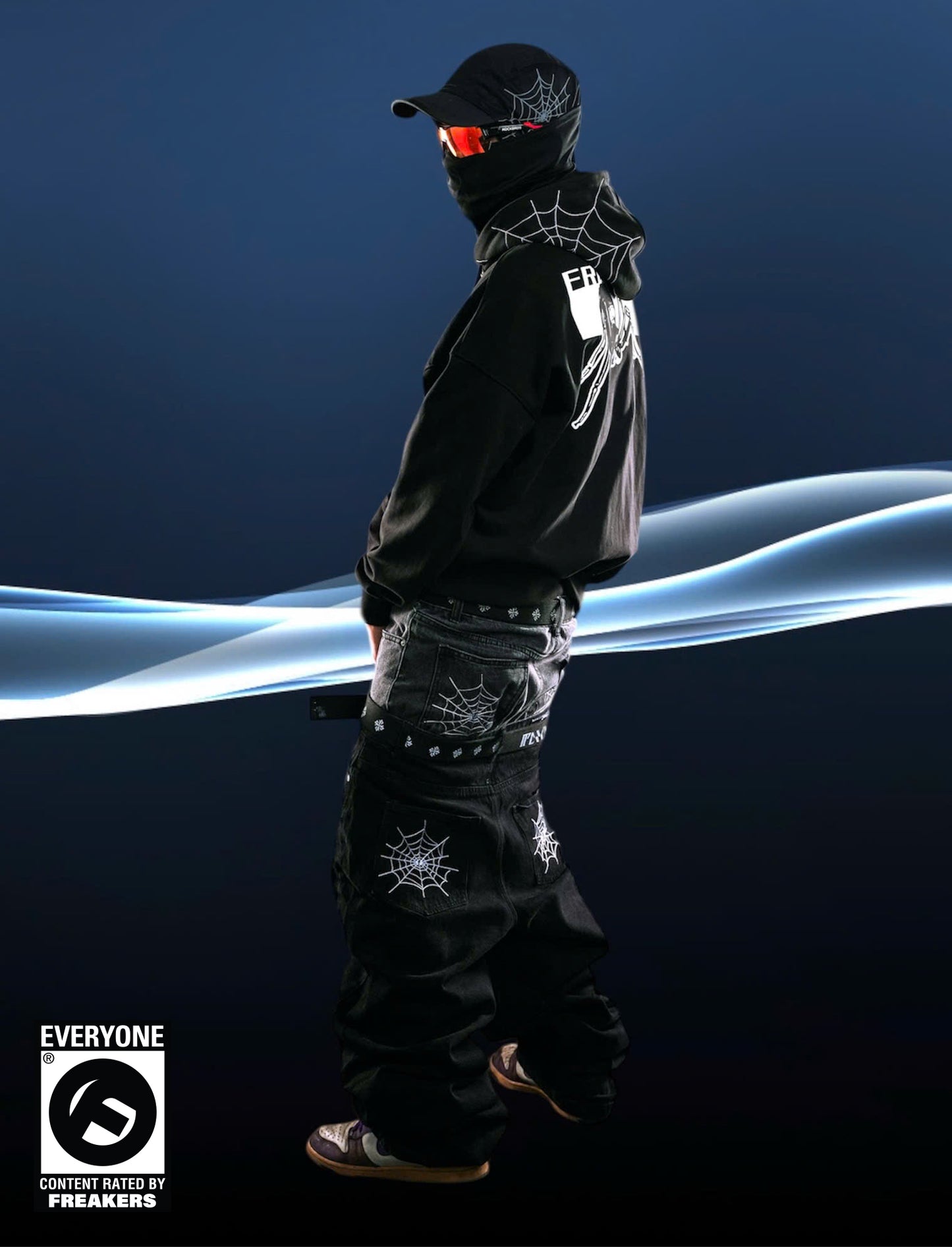 Spider Web Ski Mask