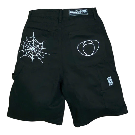 NWO LOGO JORTS (SOLID BLACK)