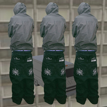 2025 spider web jeans