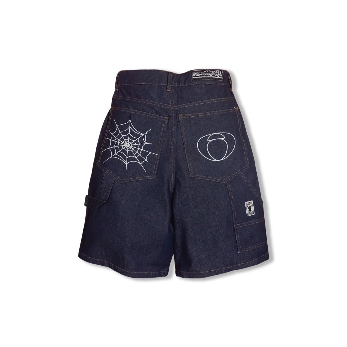 nwo logo denim short