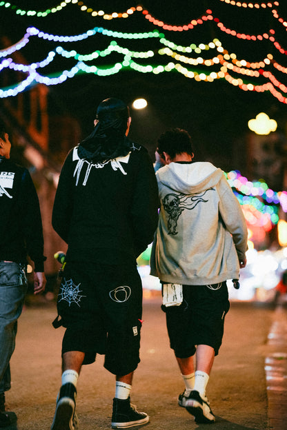 NWO LOGO JORTS (SOLID BLACK)