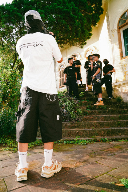 NWO LOGO JORTS (SOLID BLACK)