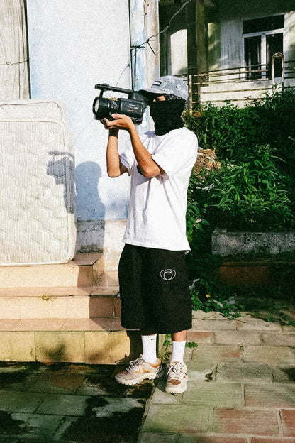 NWO LOGO JORTS (SOLID BLACK)