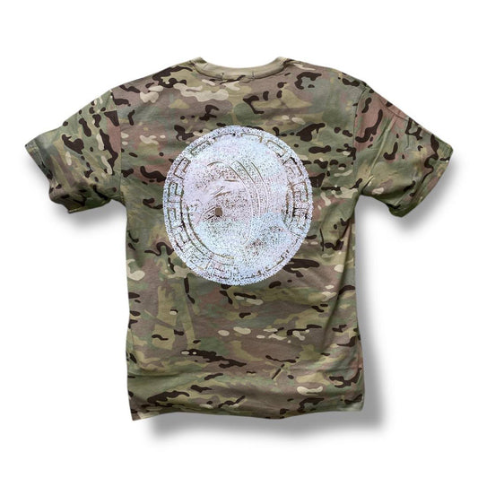 SVDNINJVZ Iced Silver Pendant T-shirt