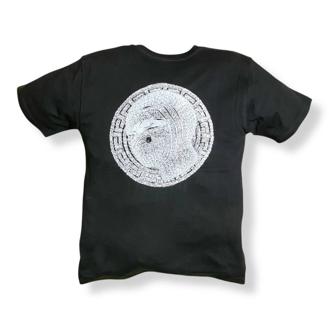 SVDNINJVZ Iced Silver Pendant T-shirt