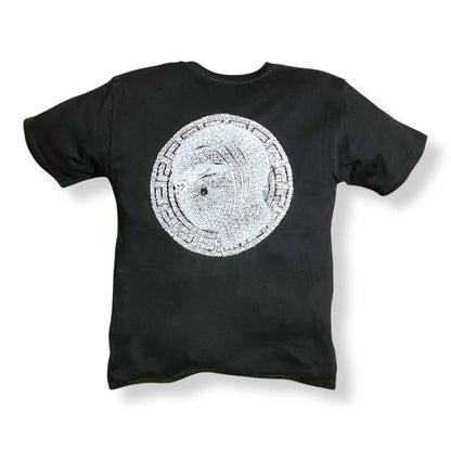 SVDNINJVZ Iced Silver Pendant T-shirt