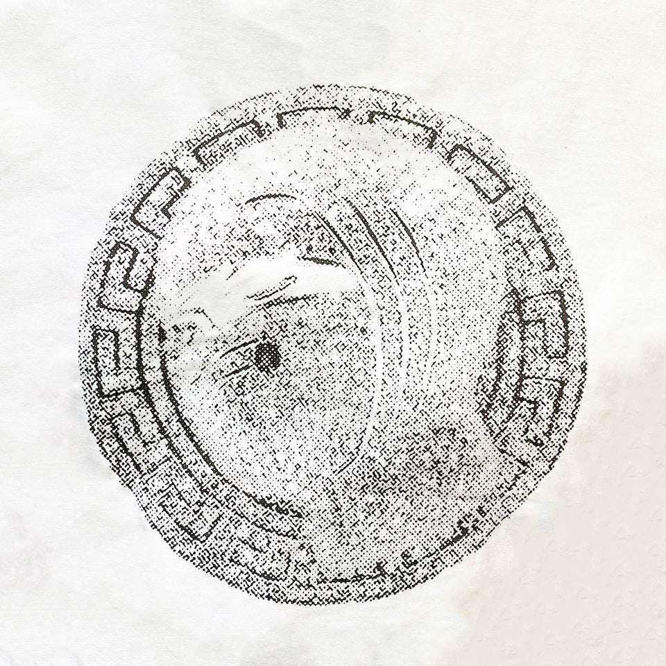 SVDNINJVZ Iced Silver Pendant T-shirt