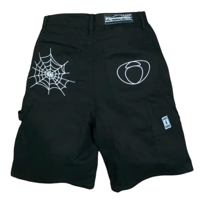 NWO LOGO JORTS (SOLID BLACK)